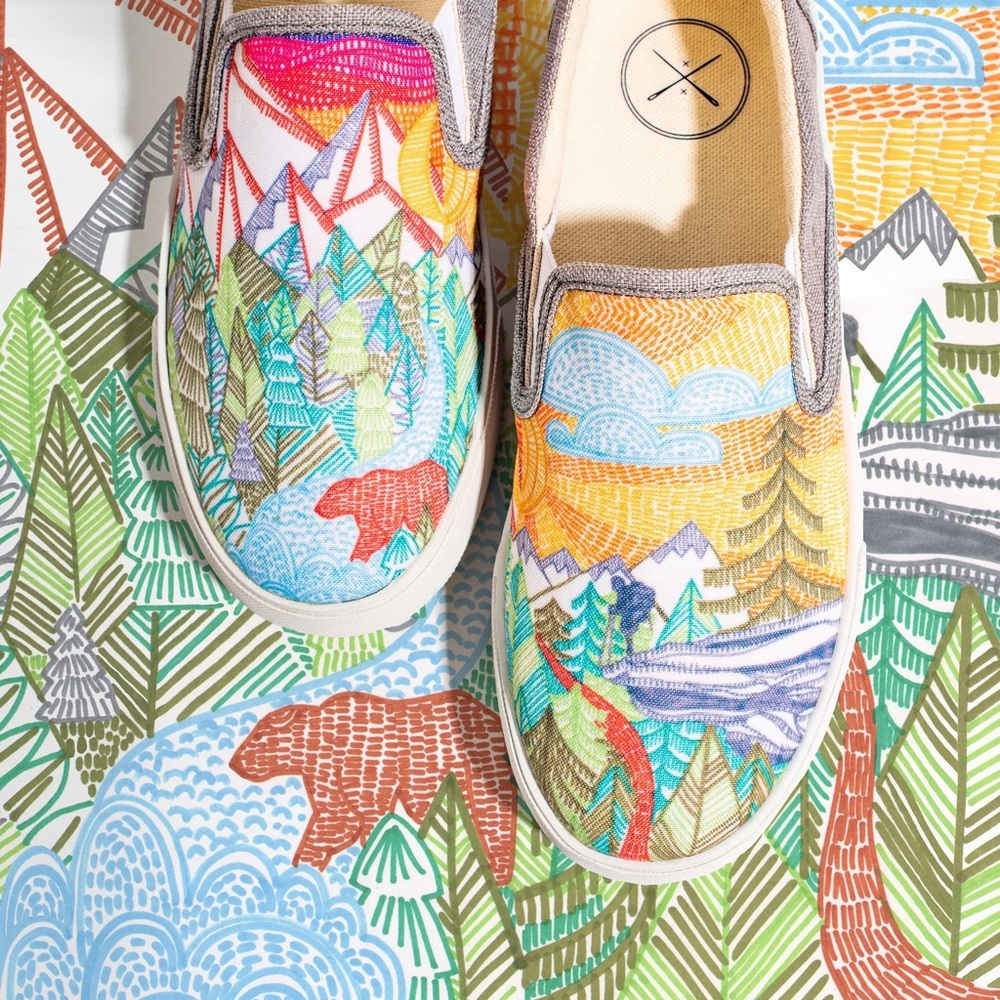 Beautiful slip on inkkas